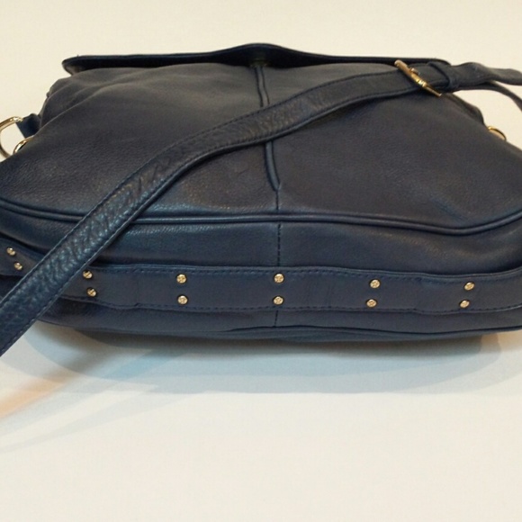 Rebecca Minkoff Large Blue Satchel Crossbody - Picture 2 of 9